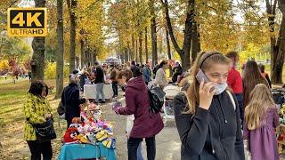 Chisinau, MOLDOVA  - Central Market - 4K - Walking Tour