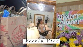 weekly vlog | grocery shopping,  rose tea, chats, and shopping | Christian Savelle