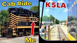 Indiana CAB RIDE on NKP 426: Epic K5LA Action! (Nickel Plate Express Route)