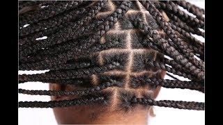 WOW!  KNOTLESS BOX BRAIDS STYLED BY MIMI'S BRAIDS