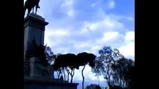 Giuseppe Garibaldi Monument in Rome,Italy with Daniel Dimitrov