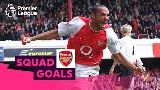 Amazing Arsenal Goals | Henry, Bergkamp, Aubameyang | Squad Goals