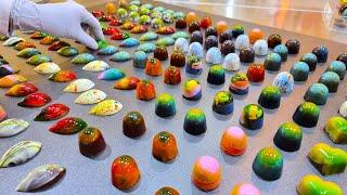 Handcrafted chocolate bonbons - Korean street food