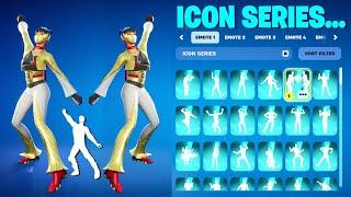 ALL FORTNITE ICON SERIES DANCES & EMOTES