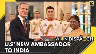 New US Ambassador to India presents his credentials to President Draupadi Murmu | WION Dispatch