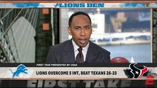 ESPN FIRST TAKE | Stephen A. Smith SHOCKED, Detroit Lions Will WIN The Super Bowl Over KC