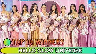 Top 10 WINNERS FOR HELLO GLOW RUNWAY Show - Miss Universe Philippines 2025