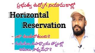 Horizontal రిజర్వేషన్లు| |TS dsc 2023 latest news today|TS dsc notification |AP dsc 2023 latest news