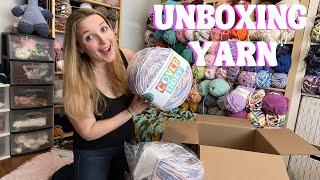 Unboxing New Yarn and Hooks and Surprise Goodies| YARN HAUL