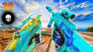 AUG + P90 - 30 KILLS RANKED INSANE GAMEPLAY BLOOD STRIKE ULTRA GRAPHICS