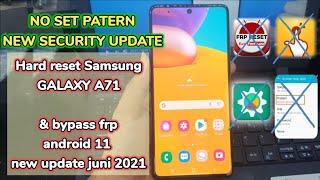 Hard reset Samsung GALAXY A71 & bypass frp android 11 new update juni 2021 A71/A72/A70/A51/A52