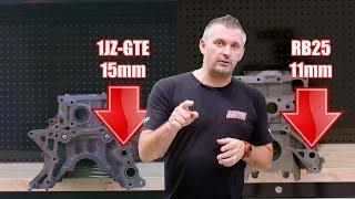 RB25DET vs 1JZ-GTE - Engine Block Tests and Comparison