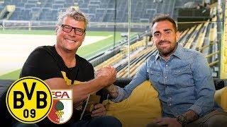 "More goals than last season" | Paco Alcácer joins Matchday Magazine | BVB - FC Augsburg