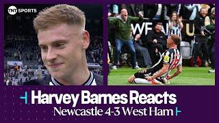 "TODAY WAS AMAZING"  | Harvey Barnes | Newcastle 4-3 West Ham | Premier League