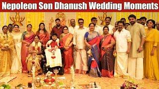 Nepoleon Son Dhanoosh Weds Akshaya Marriage Exclusive Video | Nepoleon Son Dhanush | NewsTamilGlitz