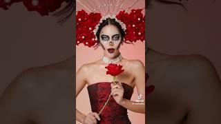 Poco loco Mexican makeup trend ️ #viralshort #tiktoktrend #makeup
