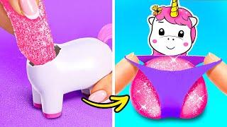 I Made a Squishy Unicorn!  Easy Fidgets and Crafts