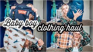 BABY BOY FALL & WINTER  CLOTHING HAUL | Brittandfam