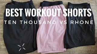 Best Workout Shorts Better than LULULEMON Ten Thousand Interval Session Rhone Review