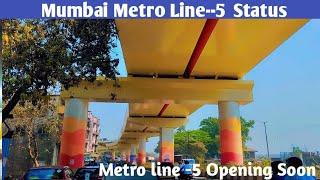 Mumbai Metro Line -5 Feb 2025 Status| Thane-Bhivandi- Kalyan Metro Line Latest Update| Mumbai Metro|