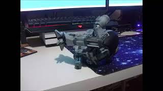 Robocop Ed-209 stop motion animation test #1