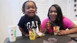 FRUIT MUKBANG w/ BABY WOOWOP..