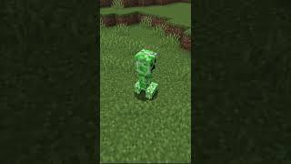 HOW TO NEGATE A CREEPERS EXPLOSION IN MINECRAFT #minecraft #shorts #gaming