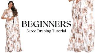 Saree Draping for Beginners | saree draping for lakshmi | saree draping new style | Tia Bhuva