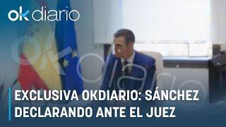 OKDIARIO publica en exclusiva la imagen más esperada: Sánchez declarando ante el juez en La Moncloa