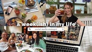 a week(ish) in my life  | social media manager