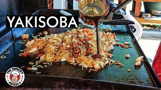 Yakisoba - Japanese Stir Fry Noodles on the Blackstone Griddle