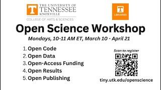 Open Science Workshop 1: Open Code