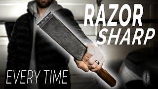 How to SHARPEN a chisel razor sharp, every time - Woodworking