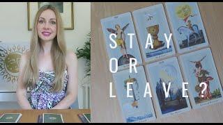 Should I Stay or Leave? PICK A CARD Tarot Reading / Should I stay or go / Is it over? (Timeless)