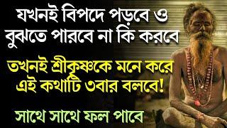 যখনই বিপদ আসবে চোখ বন্ধ করে শ্রীকৃষ্ণকে এই কথাটি ৩বার বলবে।সাথে সাথে ফল পাবে।Krishna mantra for pray