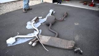 MKV VW Rabbit Eurojet Exhaust Comparison