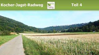 Kocher-Jagst-Radweg 2024 Teil 4: Langenburg → Schwabsberg