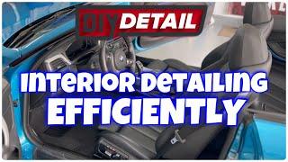 Detailing Interiors EFFICIENTLY + Did He Really Rinseless Wash THAT?!