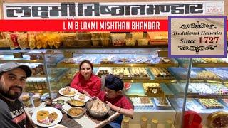 294yrs old Sweet Shop LAXMI MISHTHAN BHANDAR - LMB | since 1727 in Jaipur | Ep3