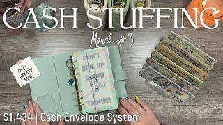 Cash Envelope Stuffing $1,434 | March 2024 | Dave Ramsey Inspired | Sinking Funds | Cash Stuffing