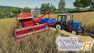 ПОМОГАЕМ СОСЕДУ УБРАТЬ УРОЖАЙ ПШЕНИЦЫ НА ПОЛЕ! КУПИЛИ НОВЫЙ КОМБАЙН! Farming Simulator 19