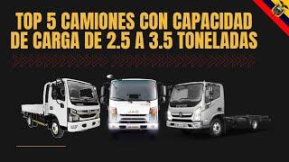 TOP 5 CAMIONES CHINOS CON CAPACIDAD DE CARGA DE 2.5 A 3.5 TONELADAS - ECUADOR 2022