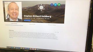 STEPHEN GOLDBERG FUNERAL