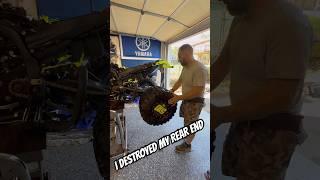 Thousands in damages - YFZ450r #yamaha #atv #yfz450r #damage #fullsend