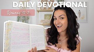 Romans 12:2 Renew your MIND! Devotional Diary #4