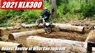 A Harsh Off Road Review of the 2021 KLX300 | What I'd Like to See Improved