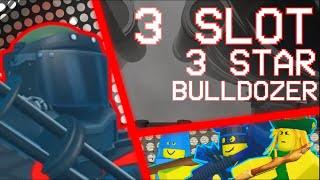 Battle Bricks Bulldozer 3 Stars 3 Slot Only