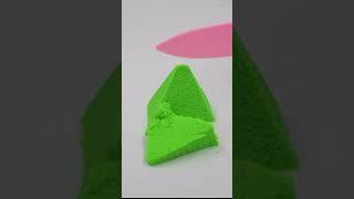 Very Satisfying Kinetic Sand Cutting and Scooping Video - Sand Tagious