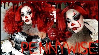 Pennywise the Dancing Clown Look - Halfway to Halloween | Sydney Nicole Addams