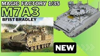 Magic Factory 1/35 M7A3 BFIST Bradley Plastic Model Kit